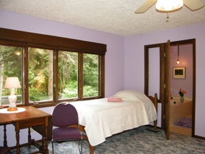 Lily Suite at the Self Realization Sevalight Centre for Pure Meditation, Healing & Counselling, Bath MI USA